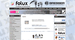 Desktop Screenshot of folux.de